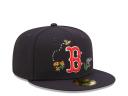 New Era Boston Red Sox Watercolour Floral 59Fifty Fitted