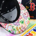 New Era Boston Red Sox Watercolour Floral 59Fifty Fitted
