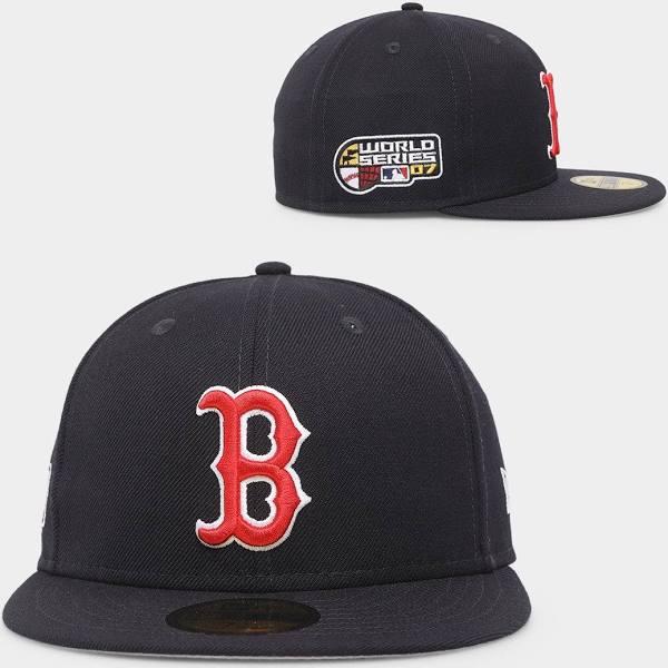 New Era Boston Red Sox World Series Patch Up 59Fifty Fitted