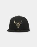 New Era Chicago Bulls 'Black Gold' 59Fifty Fitted Black/Gold Metallic