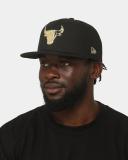 New Era Chicago Bulls 'Black Gold' 59Fifty Fitted Black/Gold Metallic