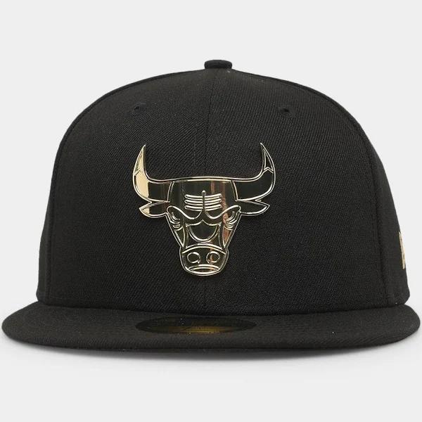 New Era Chicago Bulls 'Black Gold' 59Fifty Fitted Black/Gold Metallic