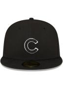 New Era Chicago Cubs 2016 World Series Side Patch Black 59Fifty Fitted