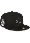New Era Chicago Cubs 2016 World Series Side Patch Black 59Fifty Fitted