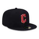 New Era Cleveland Guardians Authentic Collection Road 59Fifty Fitted