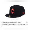 New Era Cleveland Guardians Authentic Collection Road 59Fifty Fitted