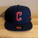 New Era Cleveland Guardians Authentic Collection Road 59Fifty Fitted