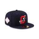 New Era Cleveland Guardians Side Patch Bloom 59Fifty Fitted