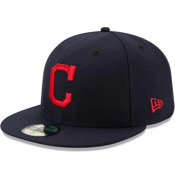 New Era Cleveland Indians Authentic Collection Road 59FIFTY Fitted