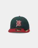 New Era Detroit Tigers Dark Green Cardinal Retro Crown 59Fifty Fitted