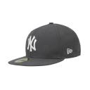 New Era Graphite-White 59Fifty New York Yankees Fitted Cap
