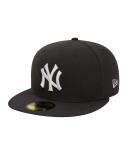 New Era Graphite-White 59Fifty New York Yankees Fitted Cap