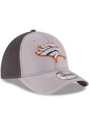 New Era Gray/Graphite Denver Broncos Grayed Out Neo 2 39Thirty Flex Hat