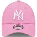 New Era Kids 9Forty New York Yankees Baseball Cap - MLB League Essential - Pink-White