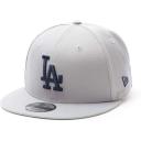 New Era La Dodgers Team Side Patch 9Fifty Snapback Cap Hat - Grey M/L