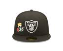 New Era 59Fifty Crown Champs Fitted Cap Las Vegas Raiders - Black
