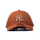 New Era League Essential 9Forty New York Yankees Cap Orange Beige