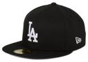 New Era Los Angeles Dodgers 'Core White/black' 59Fifty Fitted White/Black