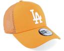New Era Los Angeles Dodgers League Essentials Trucker Cap Orange