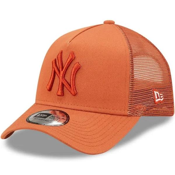 New Era Los Angeles Dodgers League Essentials Trucker Cap Orange