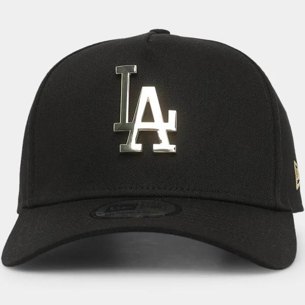 New Era Los Angeles Dodgers 'Metal Badge' 9Forty K-frame Snapback Black/Gold Metallic