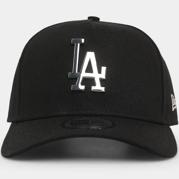 New Era Los Angeles Dodgers 'Metal Badge' 9Forty K-frame Snapback Black/Silver