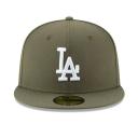 New Era Men Los Angeles Dodgers Olive 59FIFTY Fitted, Olive / 7 3/4
