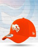 New Era Men's Orange Denver Broncos Team Classic Throwback 39Thirty Flex Hat