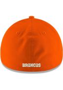 New Era Men's Orange Denver Broncos Team Classic Throwback 39Thirty Flex Hat