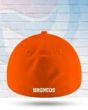 New Era Men's Orange Denver Broncos Team Classic Throwback 39Thirty Flex Hat