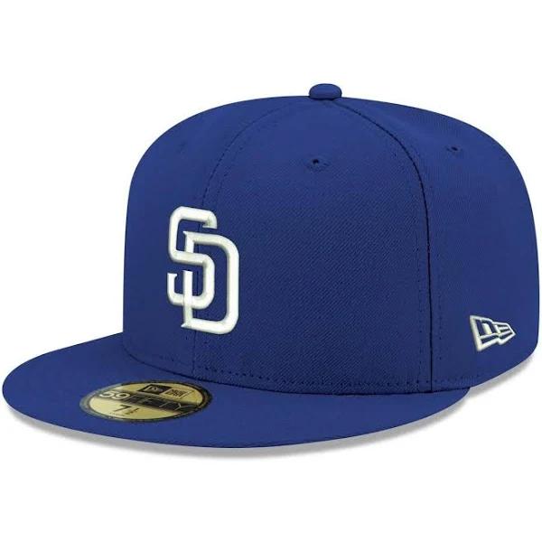 New Era Men's Royal San Francisco Giants Logo White 59FIFTY Fitted Hat