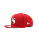 New Era Mens New York Yankees MLB Authentic Collection 59FIFTY Cap, Adult, Scarlet