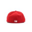 New Era Mens New York Yankees MLB Authentic Collection 59FIFTY Cap, Adult, Scarlet