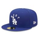 New Era MLB La Dodgers Team League 59Fifty Cap - Blue - 7 3/8