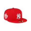 New Era New York Yankees 1999 World Series Side Patch Scarlet 59Fifty Fitted