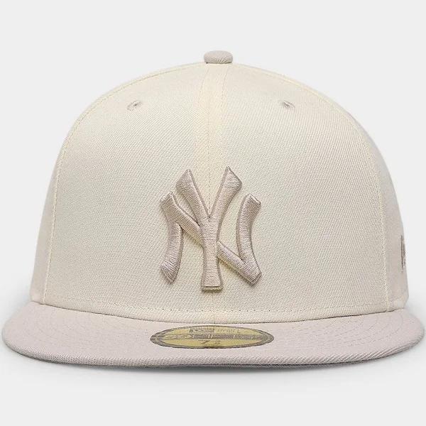 New Era New York Yankees 59Fifty Fitted Chrome White