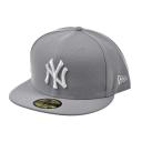 New Era New York Yankees 59Fifty Fitted Hat Grey/White