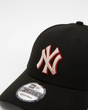 New Era New York Yankees 9Forty Snapback Black/Scarlet