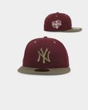 New Era New York Yankees 'Burgundy World Series' 59Fifty Fitted Burgundy