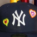 New Era New York Yankees Chainstitch Heart 59FIFTY Fitted