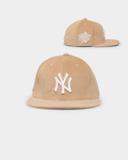 New Era New York Yankees 'Classic Corduroy' 59Fifty Fitted Wheat