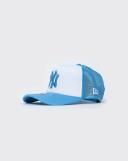 New Era New York Yankees Sky Blue Foam Palette 9Forty A-Frame Snapback