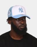 New Era New York Yankees Sky Blue Foam Palette 9Forty A-Frame Snapback