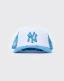 New Era New York Yankees Sky Blue Foam Palette 9Forty A-Frame Snapback