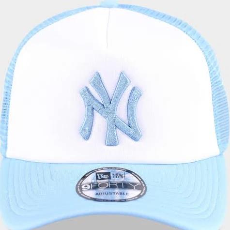 New Era New York Yankees Sky Blue Foam Palette 9Forty A-Frame Snapback