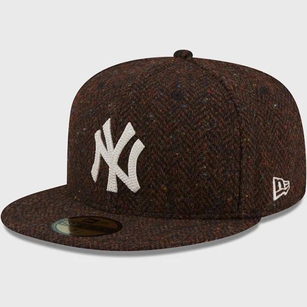 New Era New York Yankees Tweed 59Fifty Cap - Brown - 7-5/8 - Men