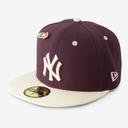 New Era New York Yankees WS Trail Mix 59Fifty Cap - Plum - 7-3/4 - Men