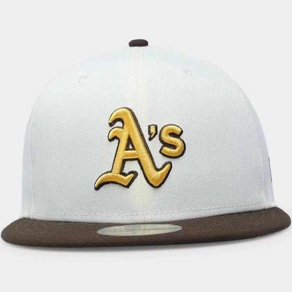 New Era Oakland Athletics 'Cereal' 59Fifty Fitted Chrome White/Walnut
