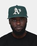 New Era Oakland Athletics 'Chain Stitch' 59Fifty Fitted Dark Green