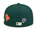 New Era Oakland Athletics Chainstitch Heart 59Fifty Fitted